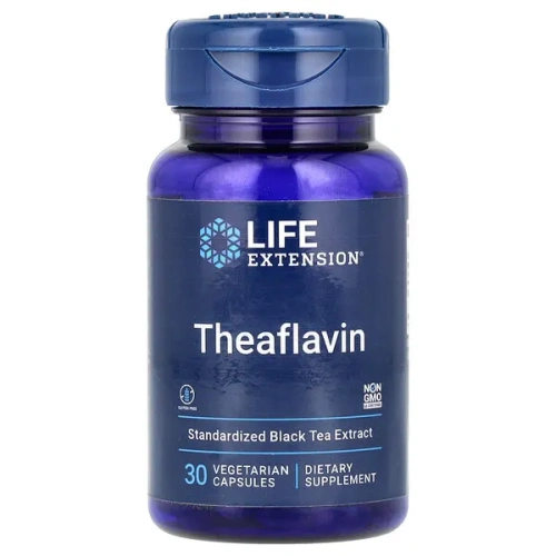 Life Extension, Theaflavin, Standardized Black Tea Extract, 30 Vegetarian Capsules