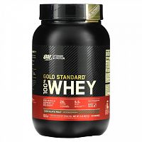 Optimum Nutrition, Gold Standard 100% Whey, шоколадный солод, 907 г (2 фунта)