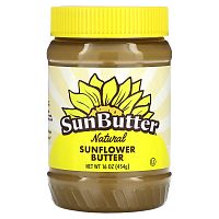 SunButter, Натуральное твердое масло из подсолнечника, 16 унц. (454 г)