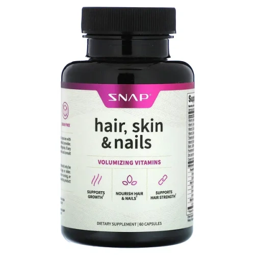 Snap Supplements, Hair, Skin &amp; Nails , 60 Capsules