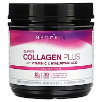 NeoCell, Super Collagen Plus with Vitamin C &amp; Hyaluronic Acid, 13.7 oz (390 g)