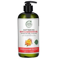 Petal Fresh, Pure, очищающий гель для душа, роза и жимолость, 16 жидких унций (475 мл)