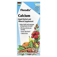 Floradix®, Calcium, Liquid Herbal and Mineral Supplement, 200 mg, 8.5 fl oz (250 ml)