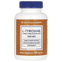 The Vitamin Shoppe, L-Tyrosine, 500 mg , 100 Capsule