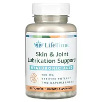 LifeTime Vitamins, Hyaluronic Acid, Skin &amp; Joint Lubrication Support, 280 mg, 60 Capsules (140 mg per Capsule)