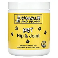 Charlie and Frank, Pet Hip &amp; Joint, For Cats &amp; Dogs, 120 Soft Chews, 9.3 oz (264 g)