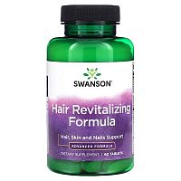 Swanson, Hair Revitalizing Formula, 60 Tablets