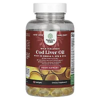 Nature&#x27;s Craft, Wild Icelandic Cod Liver Oil, 100 Softgels