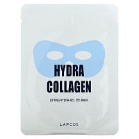 Lapcos, Hydra Collagen, увлажняющая гидрогелевая маска для кожи вокруг глаз, 1 шт., 10 г (0,35 унции)