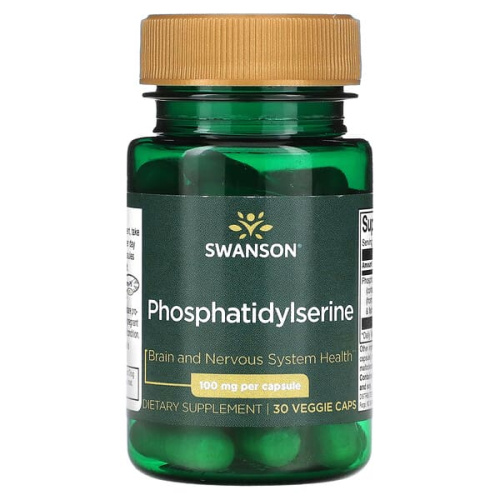 Swanson, Phosphatidylserine, 100 mg, 30 Veggie Caps