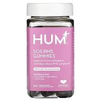 HUM Nutrition, SOS PMS Gummies, Cranberry, 60 Vegan Gummies