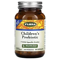 Flora, Children&#x27;s Probiotic, 60 Capsules