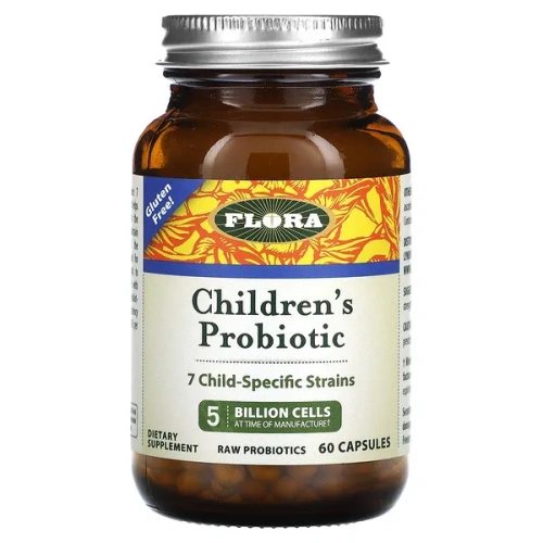 Flora, Children&#x27;s Probiotic, 60 Capsules