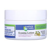 Earth's Care, Eczema Lotion with Aloe & Almond Oil, 0.42 oz (12 g)