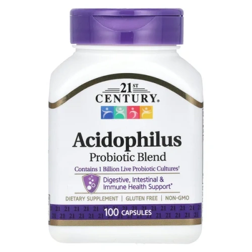 21st Century, Acidophilus Probiotic Blend, 100 Capsules