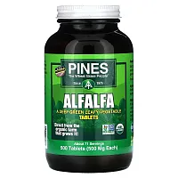 Pines International, Alfalfa, 500 mg, 500 Tablets