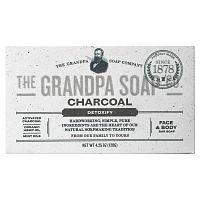 The Grandpa Soap Co., Кусковое мыло для лица и для тела, антитоксичное, с древесным углем, 4,25 унции (120г)