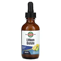 KAL, Lithium Orotate Drops, Lemon Lime, 2 fl oz (59 ml)