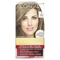 L&#x27;Oréal, Excellence Creme, Triple Care Color, 7 Dark Blonde, 1 Application