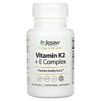 Jigsaw Health, Vitamin K2 + E Complex , 60 Softgels