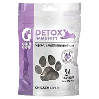 Green Gruff, Detox Immunity, Chicken Liver, 24 Chews, 1.7 oz (48 g)