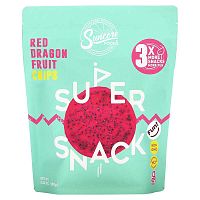 Suncore Foods, Super Snack, Red Dragon Fruit Chips, 5.32 oz (150 g)