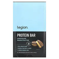 Legion Athletics, Protein Bar, Chocolate Peanut Butter, 12 Bars, 2.22 oz (63 g) Each