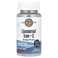 KAL, Liposomal Iron + C, 30 VegCaps