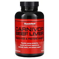 MuscleMeds, Carnivor Beef Liver, 180 Capsules