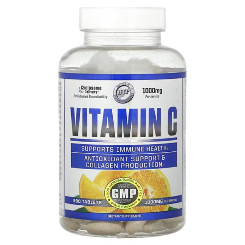 Hi Tech Pharmaceuticals, Vitamin C, 500 mg, 200 Tablets