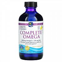 Nordic Naturals, Complete Omega, с лимонным вкусом, 237 мл (8 жидк. унций)