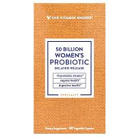 The Vitamin Shoppe, Women&#x27;s Probiotic, 50 Billion , 60 Vegetable Capsules