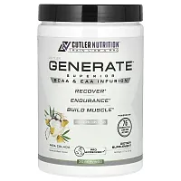 Cutler Nutrition, Generate, Superior BCAA &amp; EAA Infusion, Pina Colada, 11.11 oz (315 g)