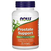 NOW Foods, Prostate Support, 90 мягких таблеток