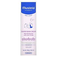 Mustela, детский крем от опрелостей «1-2-3», без отдушек, 108 г (3,80 унции)