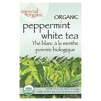 Uncle Lee&#x27;s Tea, Imperial Organic, Peppermint White Tea, 18 Tea Bags, 1.14 oz (32.4 g)