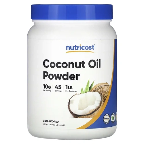 Nutricost, Coconut Oil Powder, Unflavored, 16 oz (454 g)