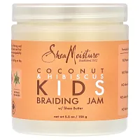 SheaMoisture, Kids Braiding Jam, Coconut &amp; Hibiscus with Shea Butter , 5.5 oz (156 g)