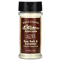 Amish Country Popcorn, Popcorn Seasoning, Sea Salt &amp; Caramel , 6.5 oz (184 g)