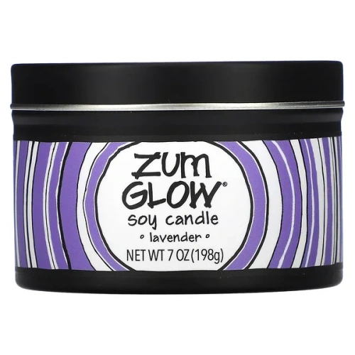 ZUM, Zum Glow, Soy Candle, Lavender, 7 oz (198 g)