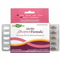 Nature's Way, AM/PM Menopause Formula, женское здоровье, 60 таблеток