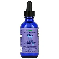 Eidon Ionic Minerals, Ionic Minerals, Zinc, Liquid Concentrate, 2 oz (60 ml)