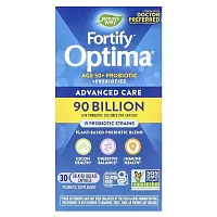 Nature&#x27;s Way, Fortify Optima, Age 50+ Probiotic + Prebiotics, Advanced Care, 90 Billion CFU, 30 Delayed-Release Capsules