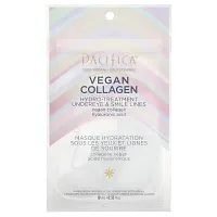 Pacifica, Vegan Collagen, Hydro-Treatment Undereye &amp; Smile Lines, 4 Patches, 0.33 fl oz (10 ml)