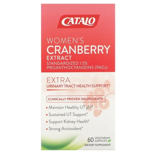 Catalo Naturals, Women&#x27;s Cranberry Extract, 60 Vegetarian Capsules