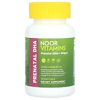 Noor Vitamins, Prenatal DHA + Ginger , 30 Softgels