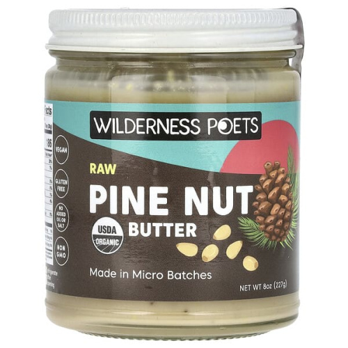 Wilderness Poets, Raw Pine Nut Butter, 8 oz (227 g)