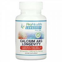 ProHealth Longevity, Calcium AKG Longevity, 1000 мг, 60 капсул