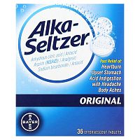 Alka-Seltzer, Original`` 36 шипучих таблеток