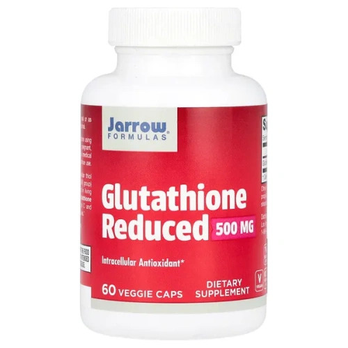 Jarrow Formulas, Glutathione Reduced, 500 mg, 60 Veggie Caps